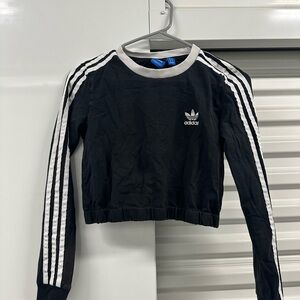 Adidas Black Crop Top